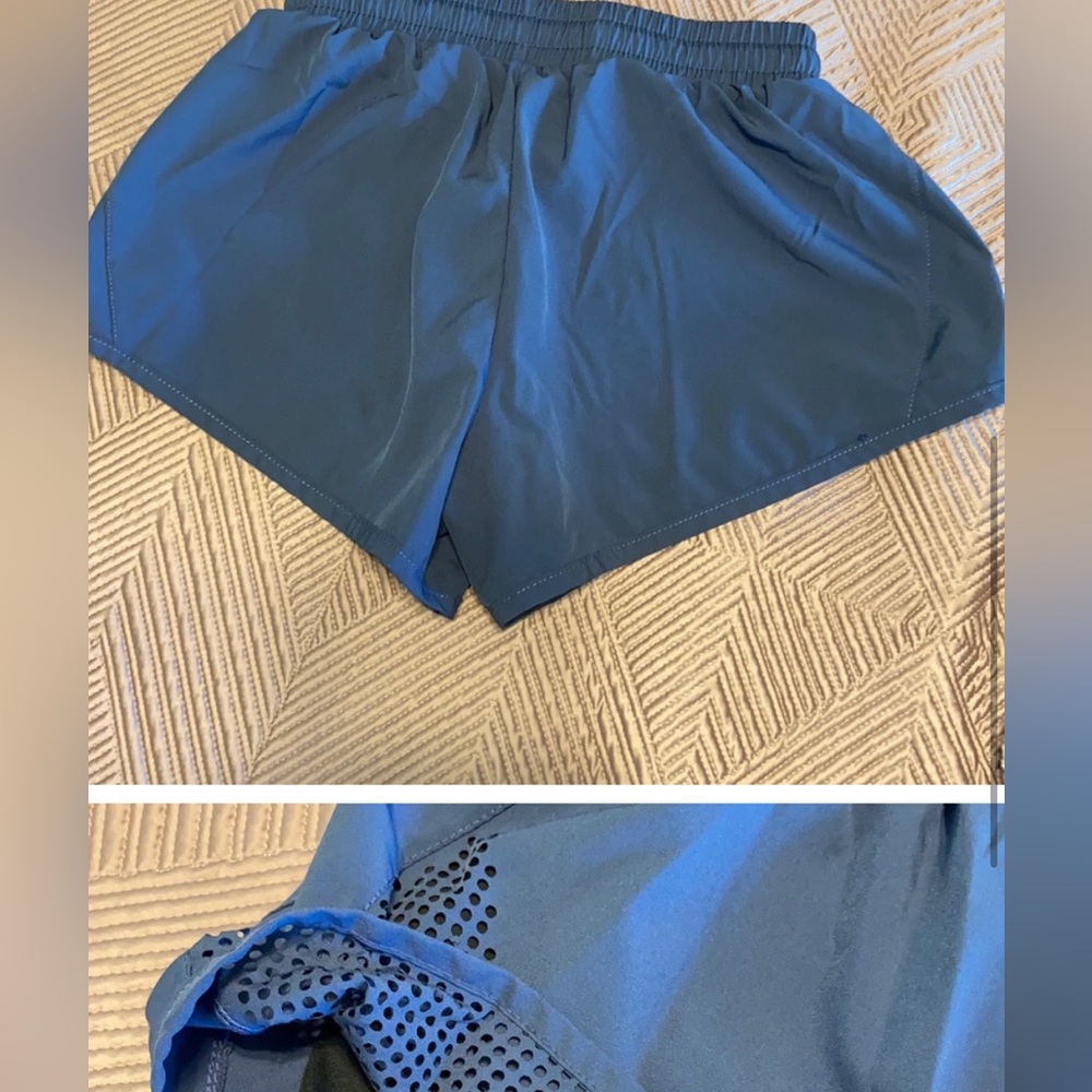 Blue Athletic Shorts Women